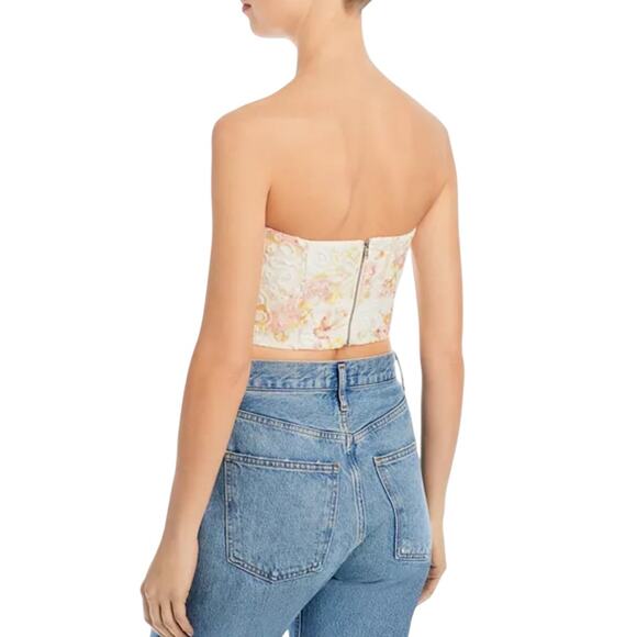 NWT! Bardot Lila Corset Bustier Top in Sunny Floral - Size 8 (MSRP $119) - Picture 8 of 13